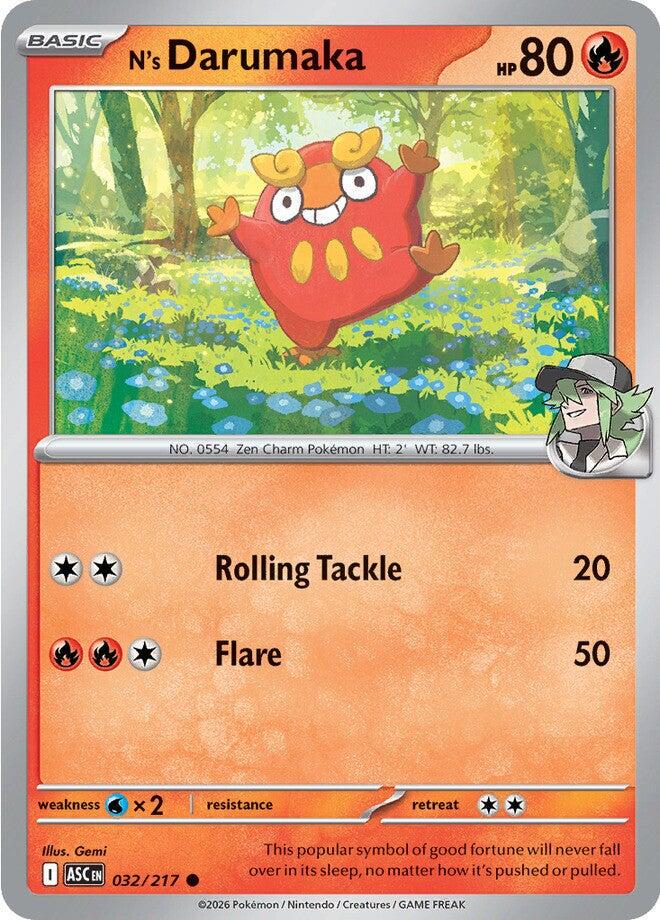 Ascended Heroes N's Darumaka [Ball] Pokémon card